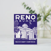 Vintage Reno Nevada Briefkaart (Staand voorkant)