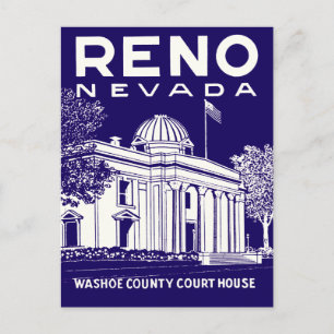 Vintage Reno Nevada Briefkaart