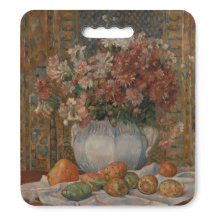 Vintage Renoir Stilleven Bloemen Knielkussen