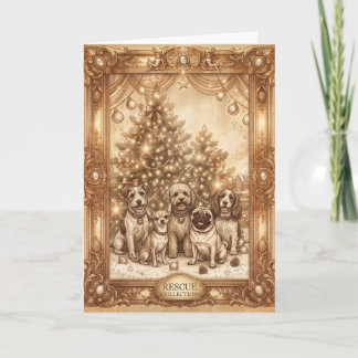 Vintage Rescue Dogs The Smalls Collection Holiday Feestdagen Kaart
