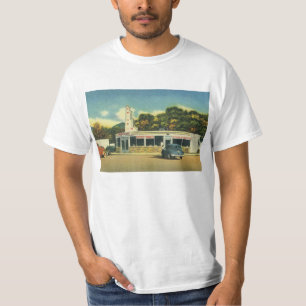 Vintage Restaurant, 50s Drive In Diner en Auto's T-shirt