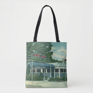 Vintage Restaurant, Retro Rhinebeck Wegrestaurant Draagtas