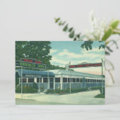 Vintage Restaurant, Retro Wegrestaurant Rhinebeck (Staand voorkant)