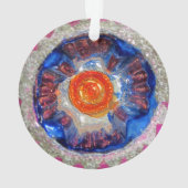 Vintage Retrait Mercure Verre de Noël Balle Cosmos (dos)