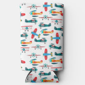 vintage retro airplane pattern (Voorkant)