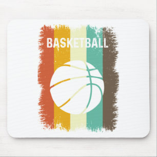 Vintage Retro Basketbal Muismat
