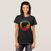 Vintage Retro Bear T-shirt (Voorkant volledig)