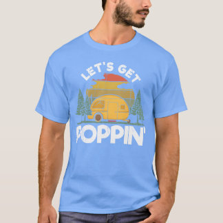 Vintage Retro Camp Camper Motor Home Camping boy T-shirt