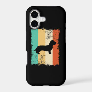 Vintage Retro Dachshund À poils durs