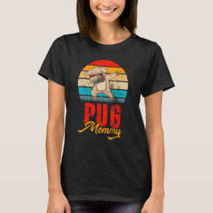 Vintage Retro Dog Dierlijke moederdag T-shirt