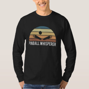 Vintage Retro Flipperfluisteraar Flipperkast Pin T-shirt