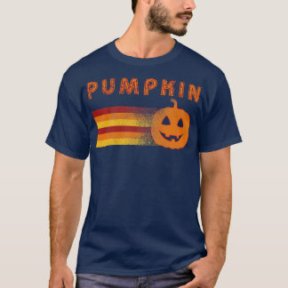Vintage Retro Halloween Pumpkin T-shirt