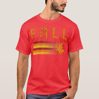 Vintage Retro Herfst Leaf T-shirt