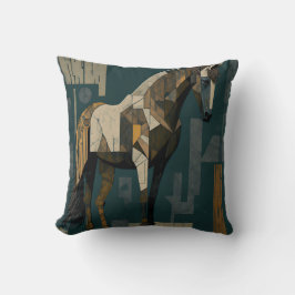 vintage retro horse kussen