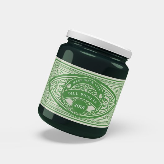 Vintage Retro Jam Label Canning Sticker