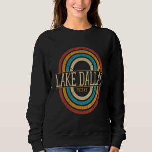 Vintage Retro Lake Dallas Texas TX Vrouwen Mannen Trui