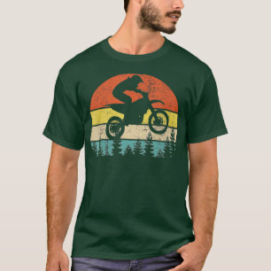 Vintage Retro Motocross Sunshine Dirt Bike T-shirt