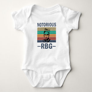 Vintage Retro Notorious RBG Ruth Bader Ginsburg Romper