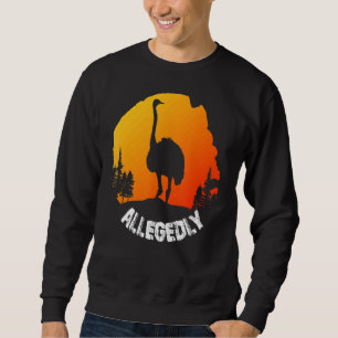 Vintage Retro Ostrich zou 1 Trui