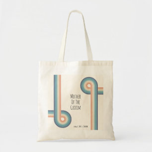 Vintage Retro Oude Stijl 70er Moeder van de Bruide Tote Bag