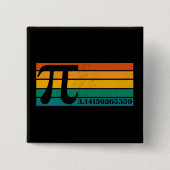 Vintage Retro Pi Button (Voorkant)
