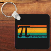 Vintage Retro Pi Sleutelhanger (Voorkant)
