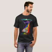 Vintage Retro Prism Lynx T-shirt (Voorkant volledig)