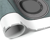 Vintage Retro Professional Photographer Camera Cadeaupapier (Rol Hoek)