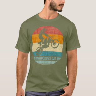 Vintage Retro Proud Motocross Dirt Bike T-shirt