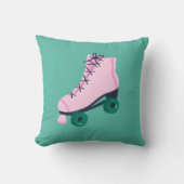 Vintage Retro Roller Skate Illustration Kussen (Voorkant)