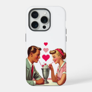 Vintage/retro Saint-Valentin de magasin de malt de