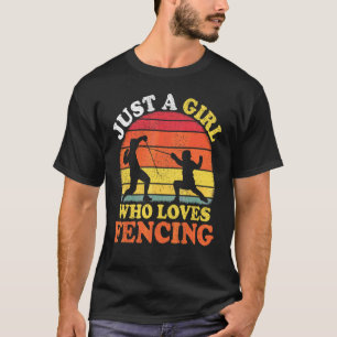 Vintage Retro Schermen Gewoon Een Meisje Dat Van T-shirt