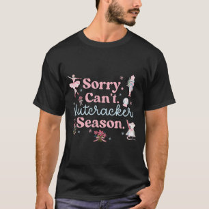 Vintage Retro Sorry Kan Notenkraker Seizoen Suiker T-shirt
