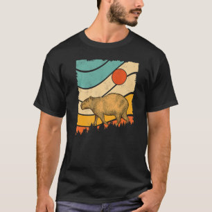 Vintage Retro Stijl Awesome Wilde Reusachtige Cavy T-shirt