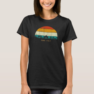 Vintage Retro stijl skyline stadsgezicht Hoofdstad T-shirt