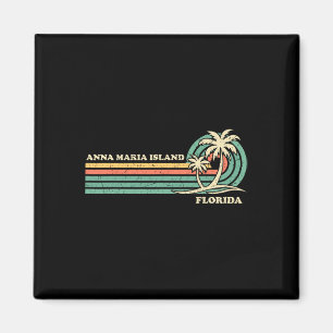 Vintage Retro Summer Vacation Florida Anna Maria I Magneet