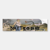 Vintage Retro Trap Me Niet Bumpersticker (Voorkant)