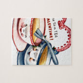 Vintage Retro Valentijnsdag Legpuzzel (Horizontaal)