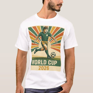 Vintage Retro Voetballer T-shirt