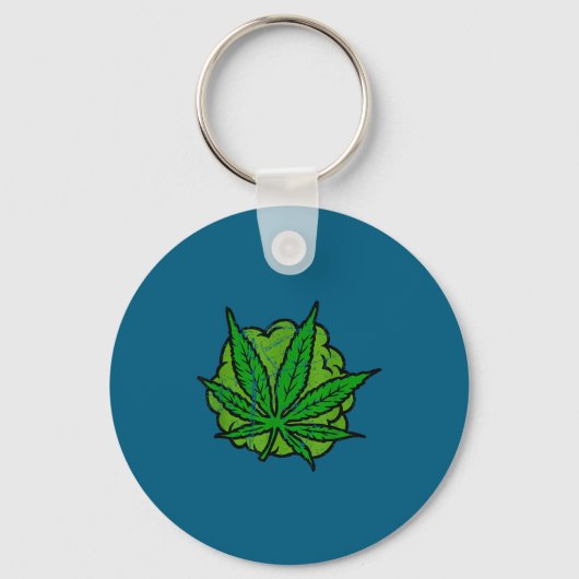 Vintage Retro Weed 2026  Sleutelhanger (Voorkant)