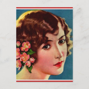 Vintage Retro Women 20s Hollywood Bessie Love Briefkaart