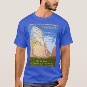 Vintage Retro Zion National Park Voyage T-shirt