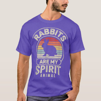 Vintage Retrokonijnen zijn mijn dierlijk konijn T-shirt
