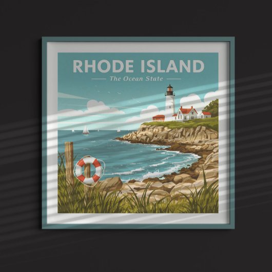 Vintage Rhode Poster