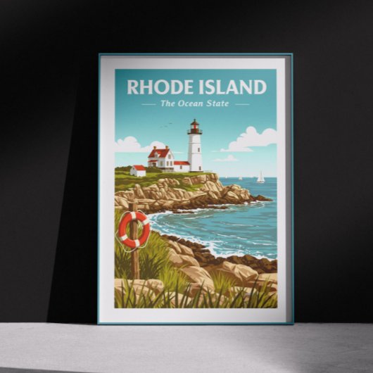 Vintage Rhode Poster