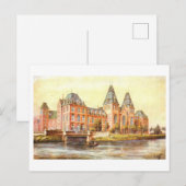 Vintage Rijksmuseum, Amsterdam Briefkaart (Voorkant / Achterkant)