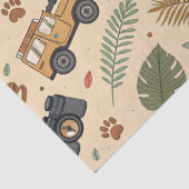 Vintage Road Trip-patroon (3) Tissuepapier (Detail)