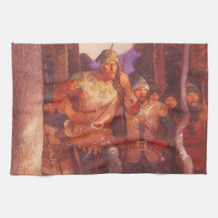 Vintage Robin Hood en zijn vrolijke vrienden door Theedoek
