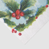 Vintage Robins Merry Kerstmis Tissuepapier (Detail)