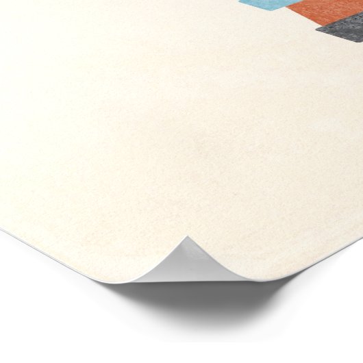 Vintage Robot Poster (Coin)